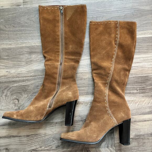 Ellemenno Knee High Leather Boots Women's Size 8.5 - Picture 8 of 8